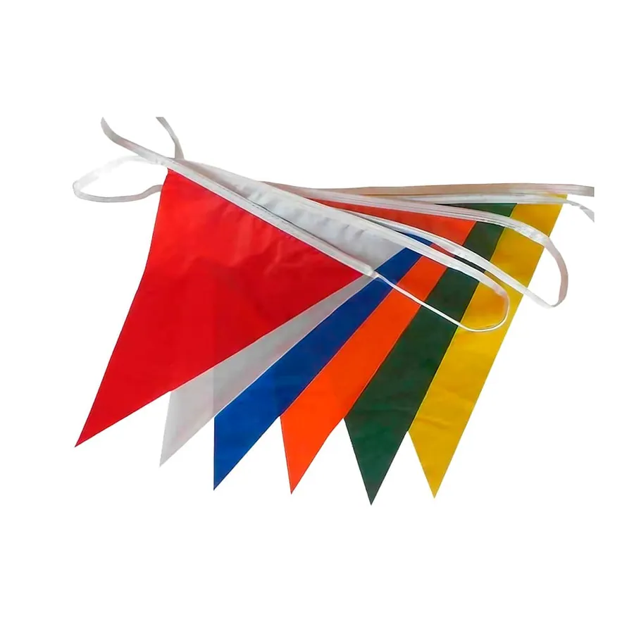 Banderolas en Forma Triangular de Polietileno