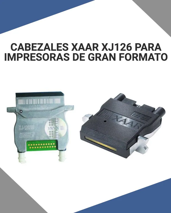 Cabezales XAAR XJ126 para Impresoras de Gran Formato