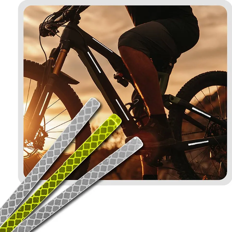 Cinta reflejante para bicicletas 3m