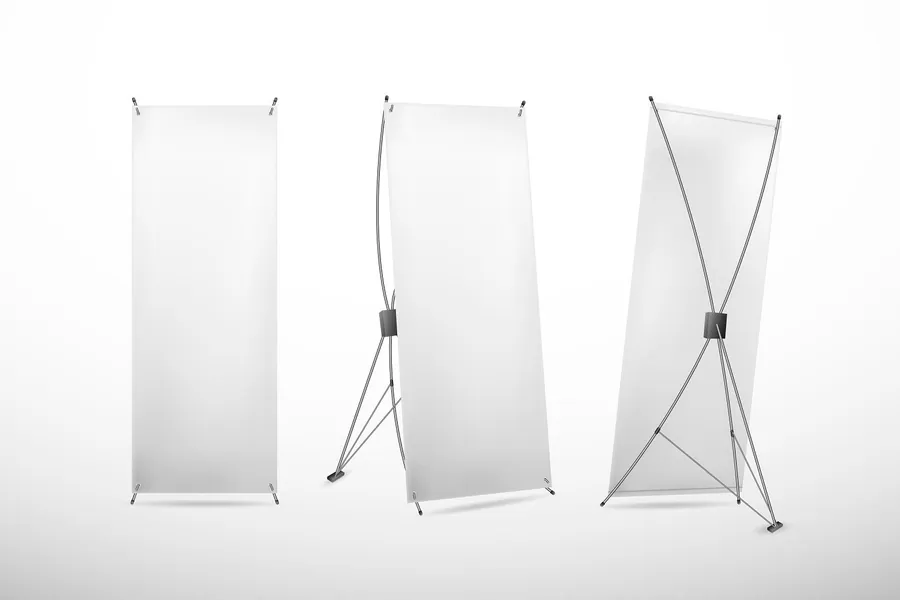 Display Publicitario 1501 tipo X para interior 80x180cm