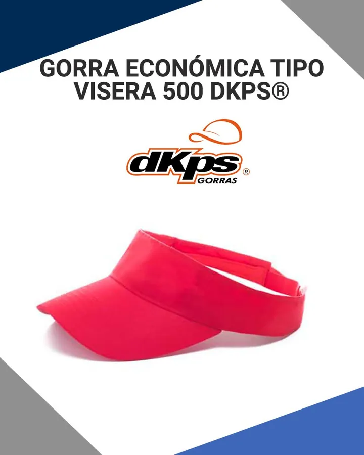 Gorra Económica Promocional Tipo Visera 500