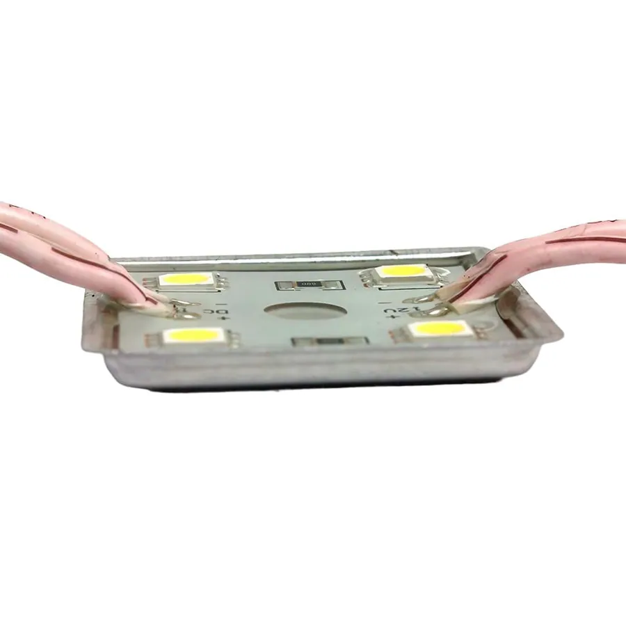 Led Blanco Resistente al Agua 4 Diodos SMD Alto Brillo Ultra C
