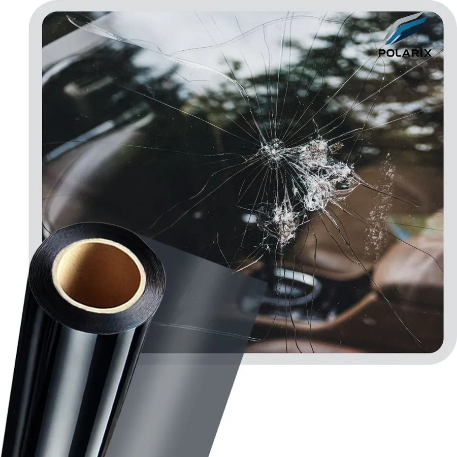 Películas para polarizado vehicular automotriz gris neutro POLARIX
