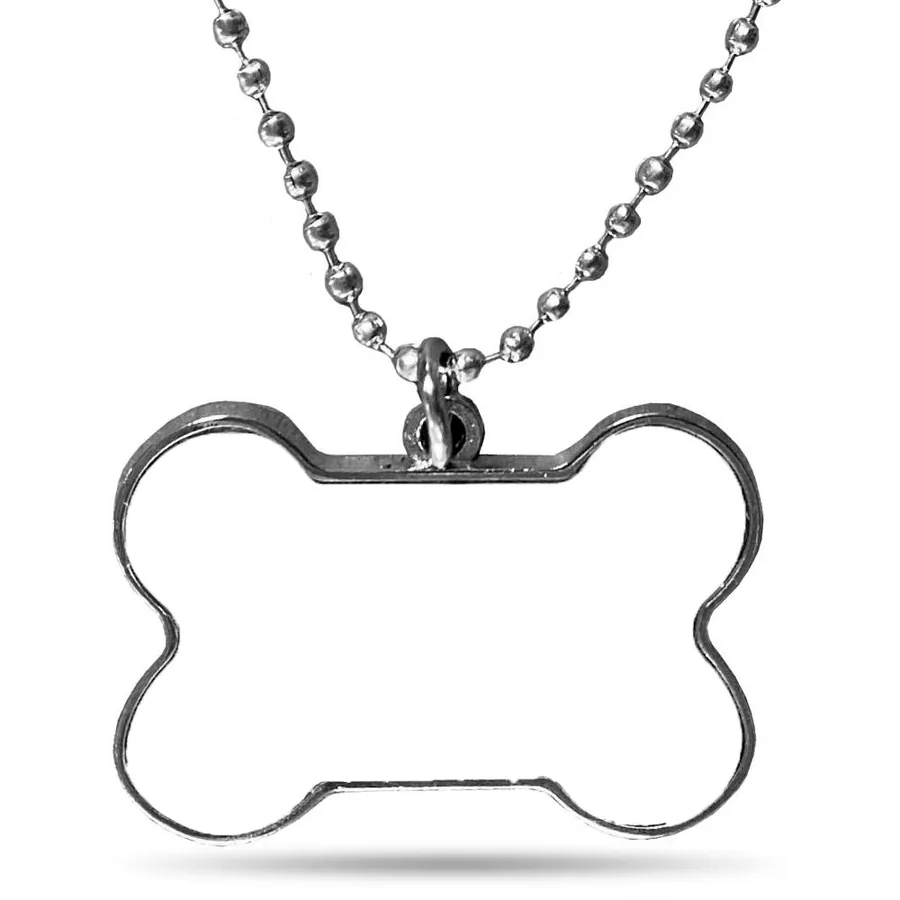 Placa de Perro en Forma de Hueso para Sublimación