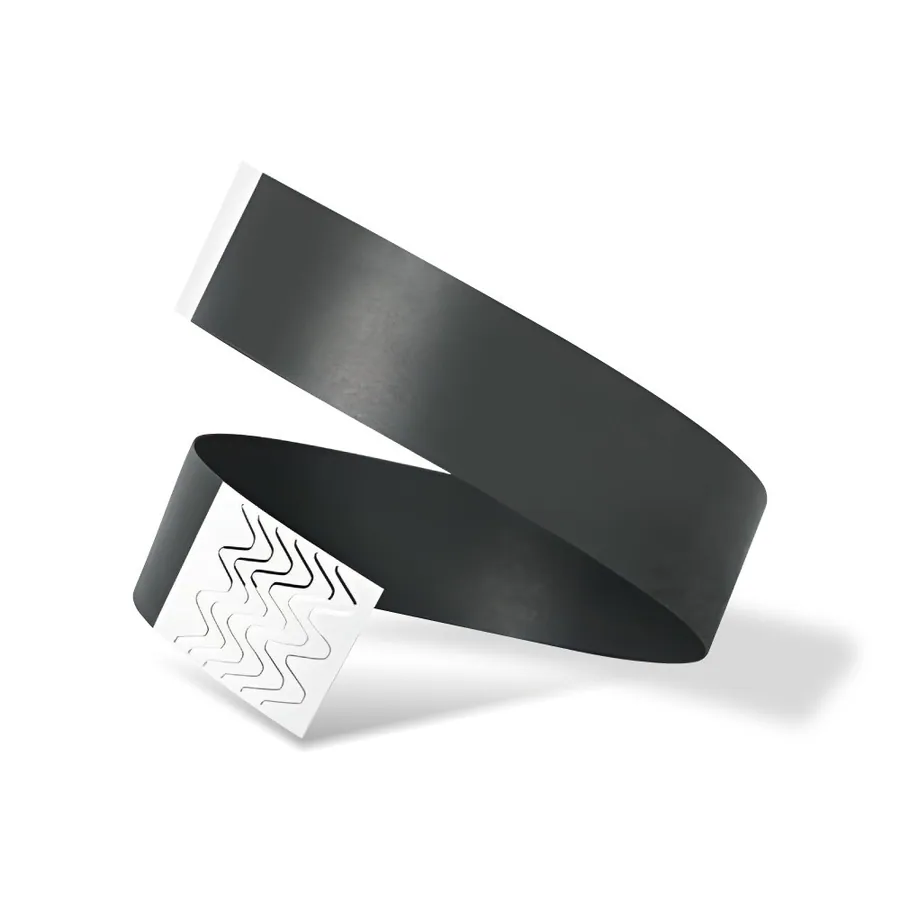 Pulsera de papel Tyvek Desechable de un solo color neón