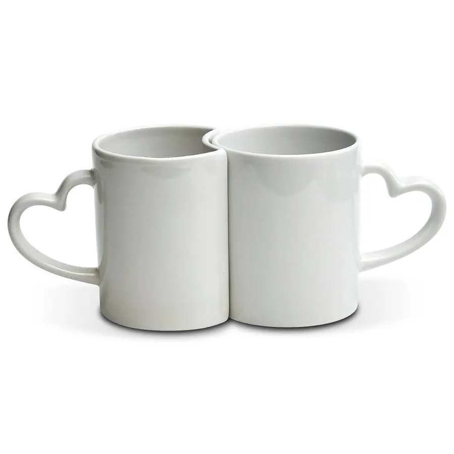 Tazas en Par pareja para Sublimación 9.3 cm