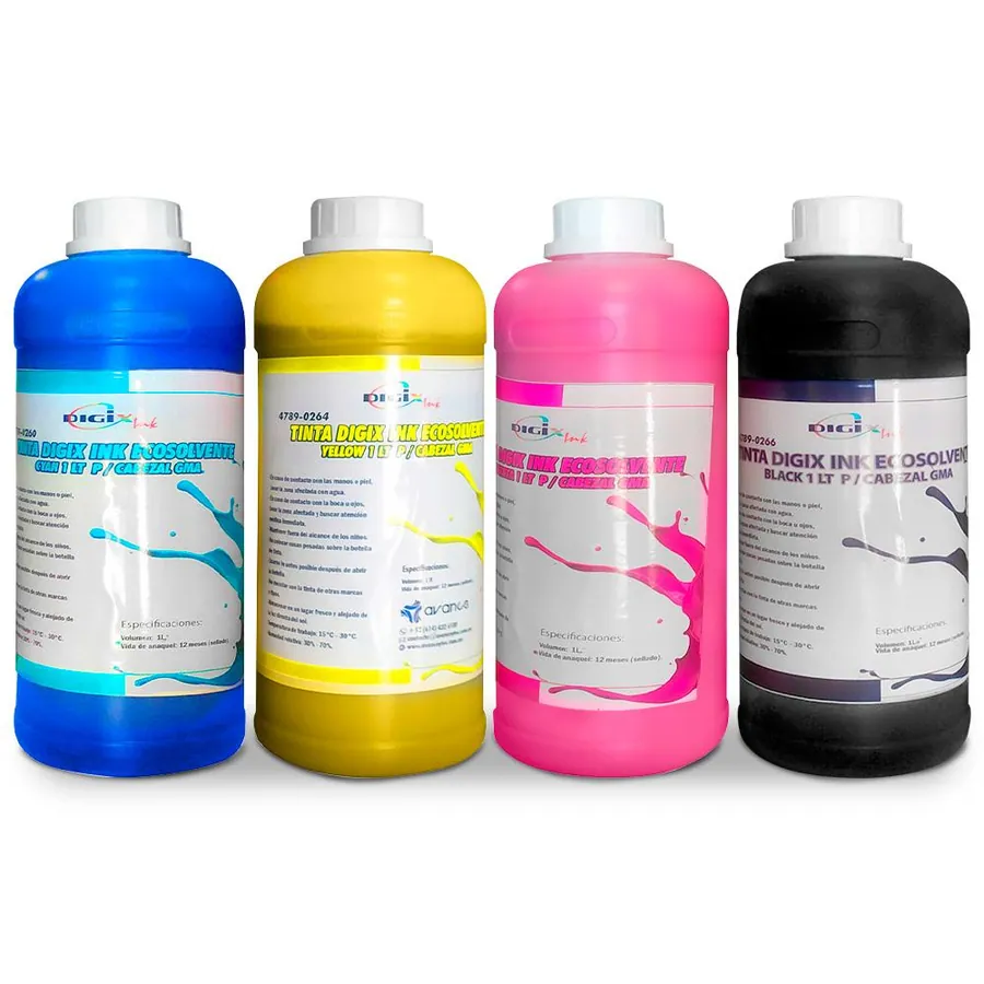 Tinta DIGIX INK Ecosolvente para cabezal GMA