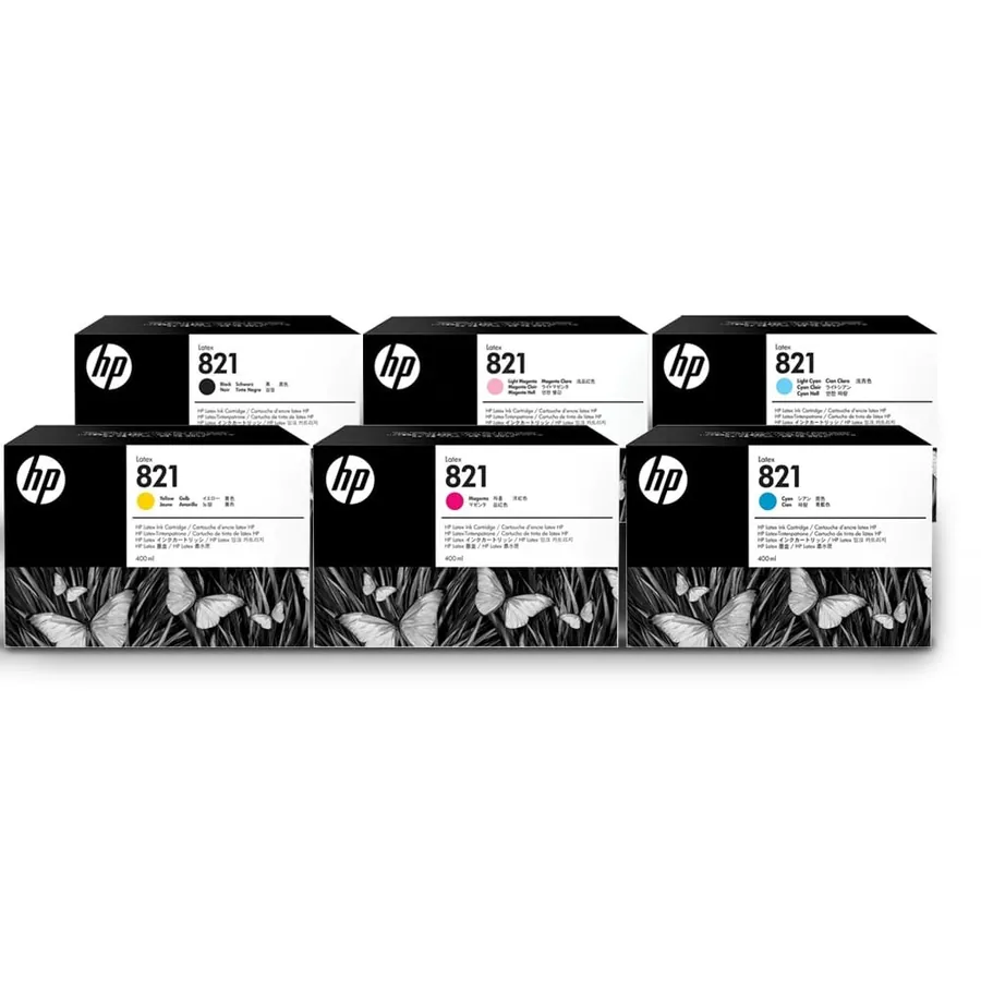 Tintas Látex HP 821 400ml para HP Látex 115