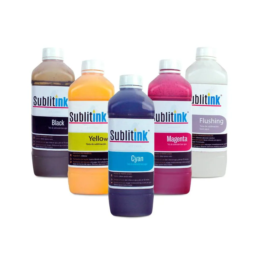 Tintas para Sublimación Base Agua Sublitink